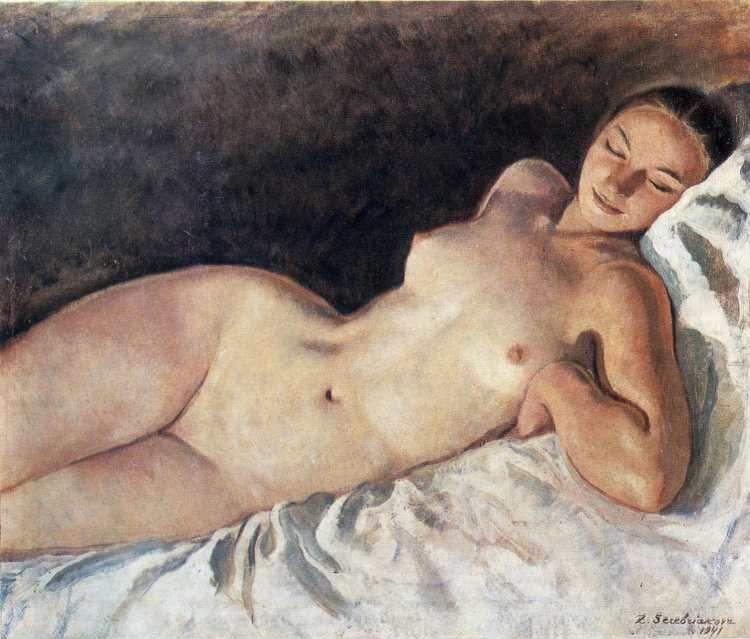 Zinaida Serebriakova. Nude Sleeping.