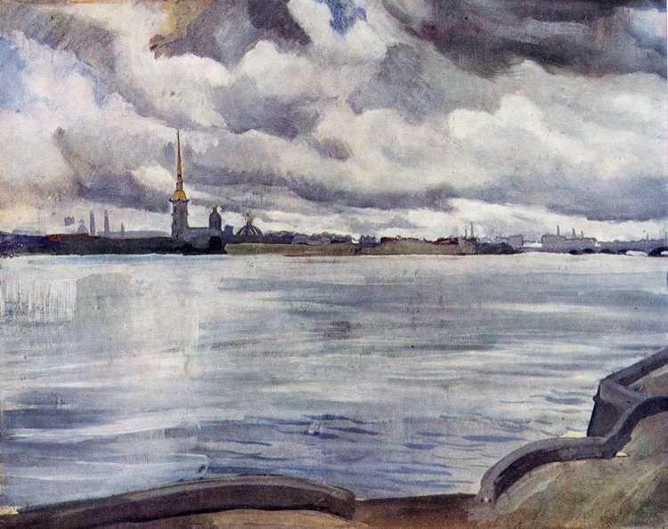 Zinaida Serebriakova. View of the SS Peter and Paul Fortress.
