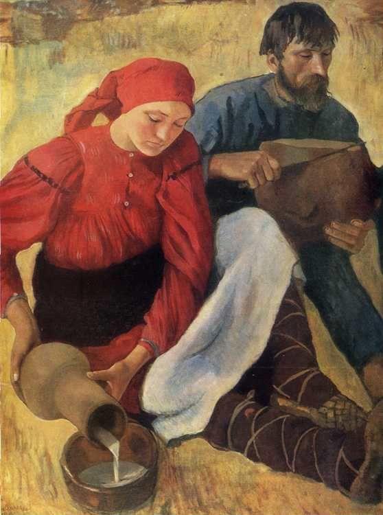Zinaida Serebriakova. Peasants.