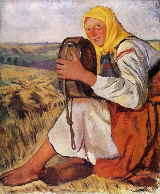 Peasant Woman with a Kvass-Holder.