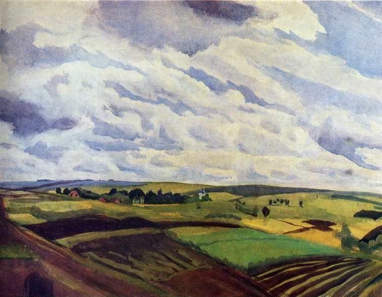 Zinaida Serebriakova. Landscape. Village of Neskuchnoye.