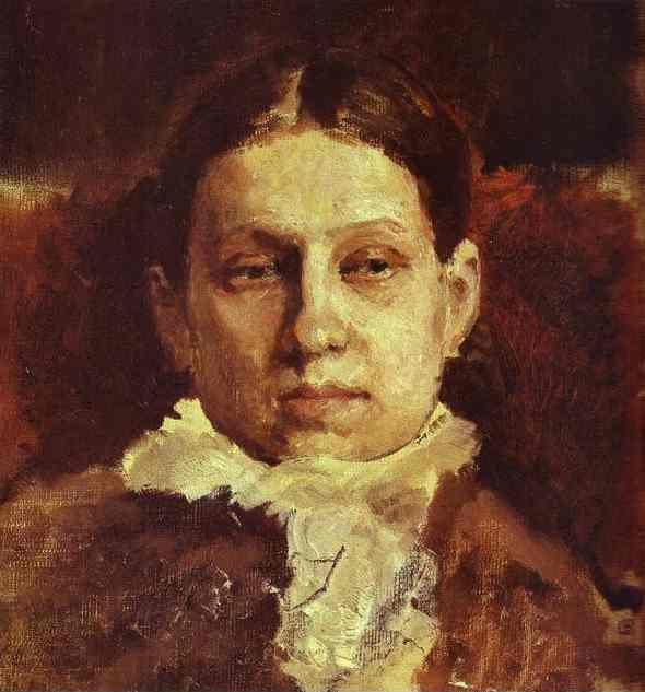 Valentin Serov. Portrait of Vera Repina.