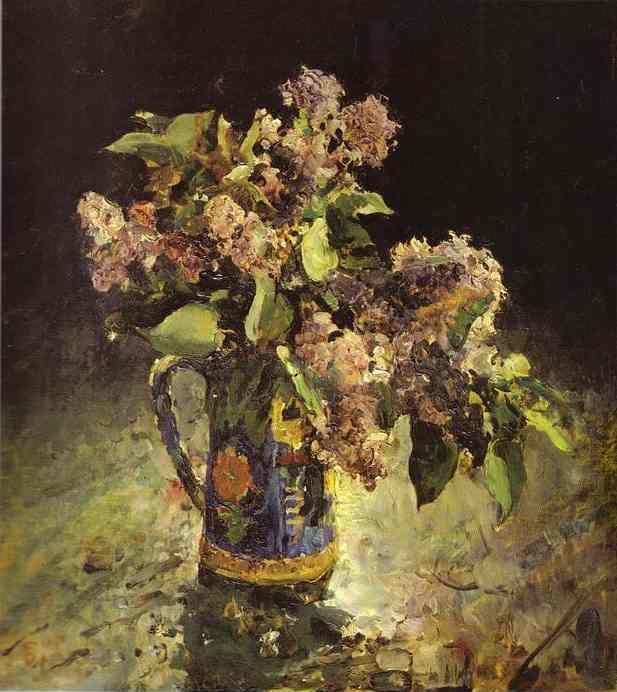 Valentin Serov. Lilacs in Vase.
