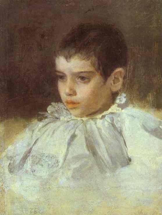 Valentin Serov. Portrait of Lialia (Adelaida) Simonovich.
