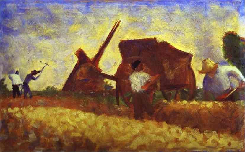 Georges Seurat. Les Terrassiers.