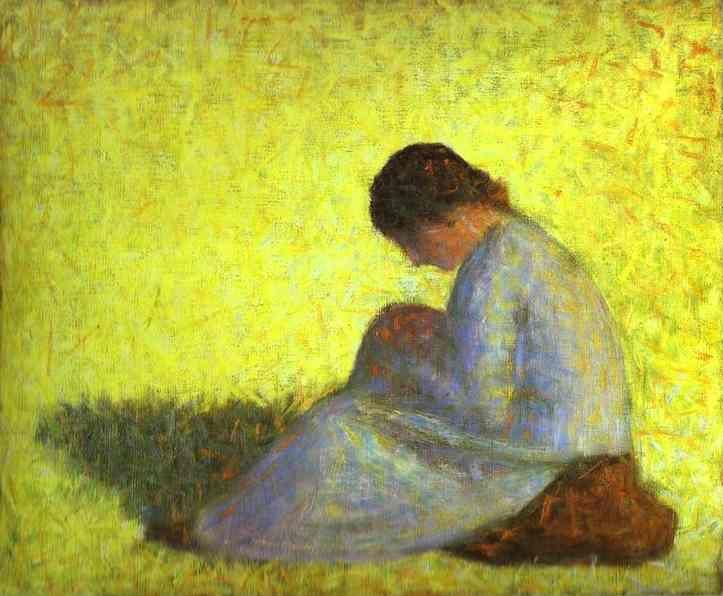 Georges Seurat. Seated Woman.