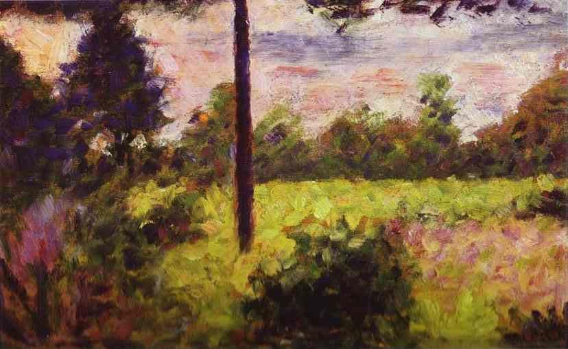 Georges Seurat. Forest of Barbizon.