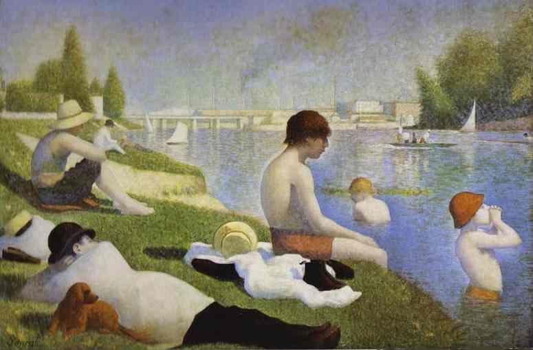 Georges Seurat. Bathers at Asnières.