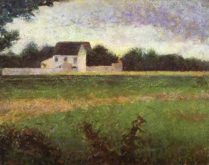 Georges Seurat. View of l'lle-de-France.