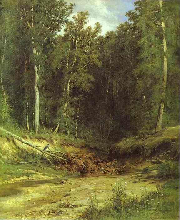 Ivan Shishkin. Forest Stream.