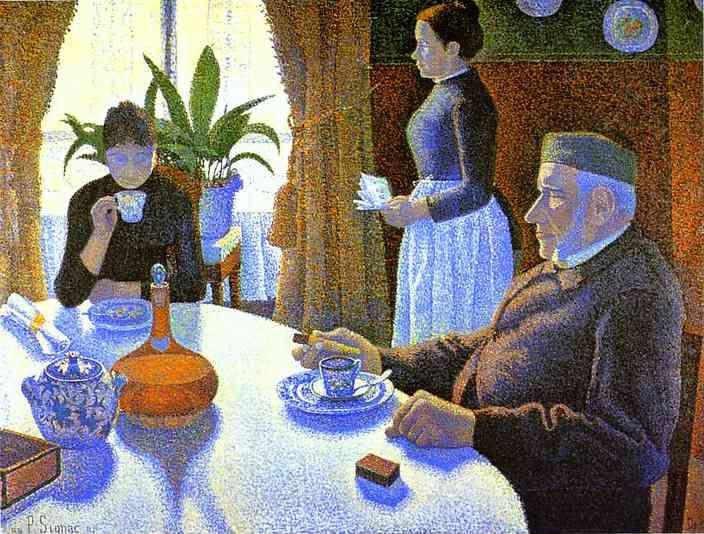Paul Signac. Breakfast (The Dining Room).