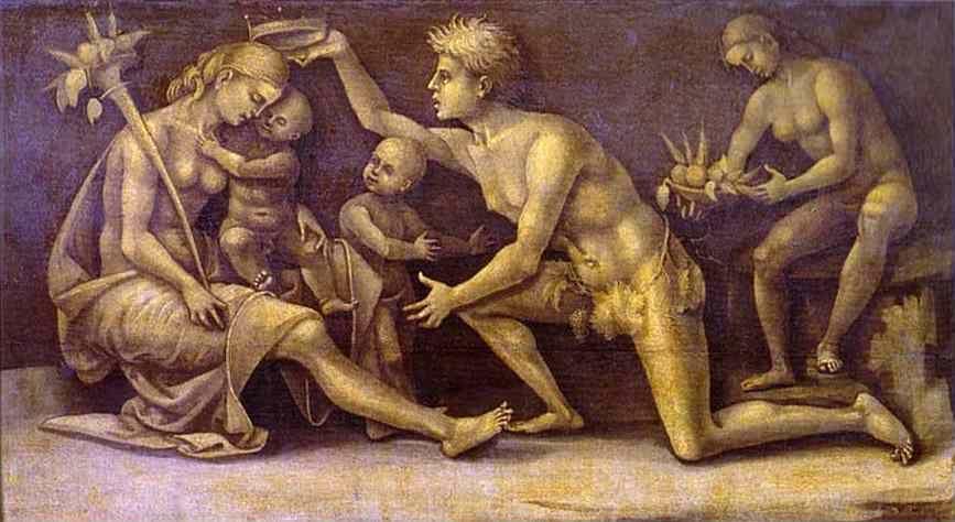 Luca Signorelli. Allegory of Fecundity and Abundance.