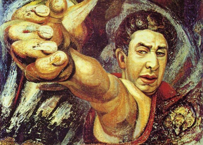 David Alfaro Siqueiros. El Coronelazo, Self-Portrait.