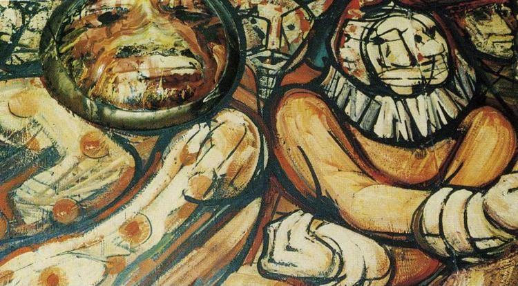 David Alfaro Siqueiros. History of the Theater and Cinematography. Detail.