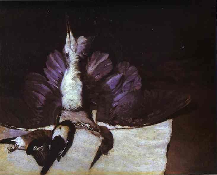 Alfred Sisley. Still Life with Heron.