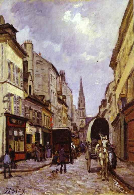 Alfred Sisley. La Grande-Rue, Argenteuil.