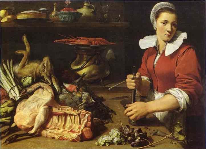 Frans Snyders. Cook with Food.