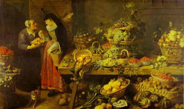 Frans Snyders. Fruit Stall.