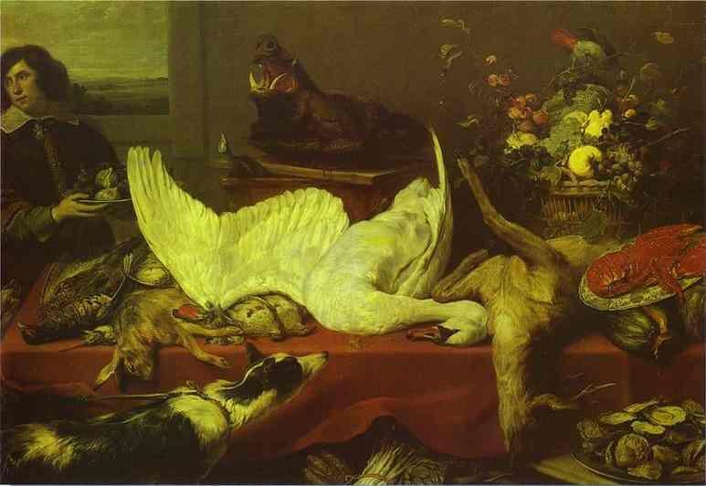 Frans Snyders. Still Life with a Swan.