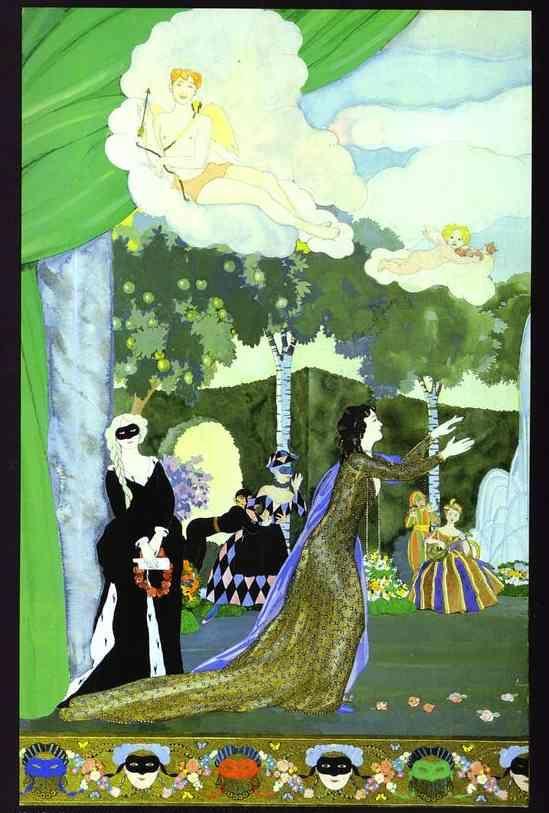 Constantin Somov. Curtain design for Moscow Free Theater.
