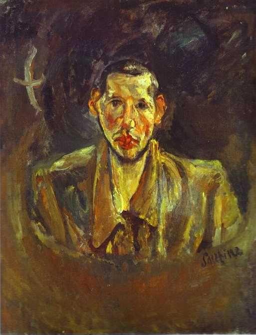 Chaim Soutine. Self-Portrait with Beard/Autoportrait à la barbe.