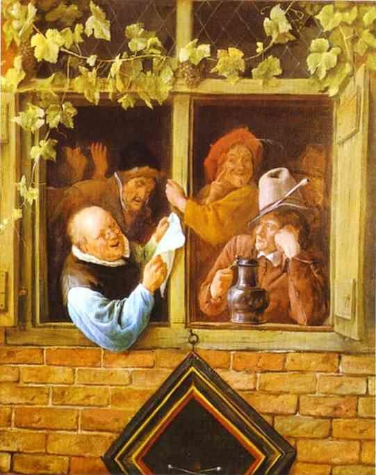 Jan Steen. Rhetoricians at a Window.