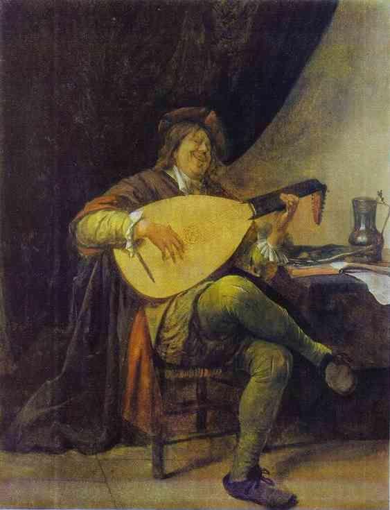 Jan Steen. Self-Portrait with a Lute.