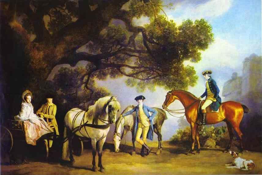 George Stubbs. The Melbourne and Milbanke Families.