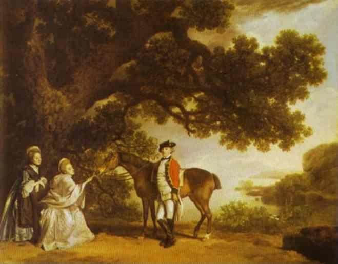 George Stubbs. Colonel Pocklington with His Sisters.