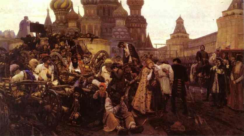 Vasily Surikov. Morning of the Strelets' Execution.