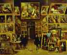 David Teniers the Younger. Archduke Leopold-Willem in his Art Gallery in Brussels.