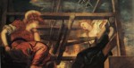 Jacopo Robusti, called Tintoretto. Athena and Arachne.
