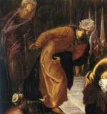 Jacopo Robusti, called Tintoretto. Esther before Ahasuerus. Detail.