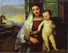Titian. Gypsy Madonna.