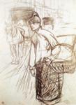 Henri de Toulouse-Lautrec. Study for the Laundress.
