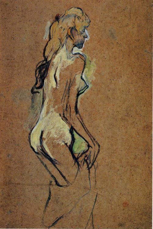 Henri de Toulouse-Lautrec. Nude Girl.