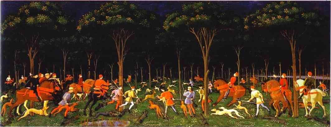 Paolo Uccello. The Hunt in the Forest.