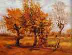 Vincent van Gogh. Autumn Landscape with Four Trees.