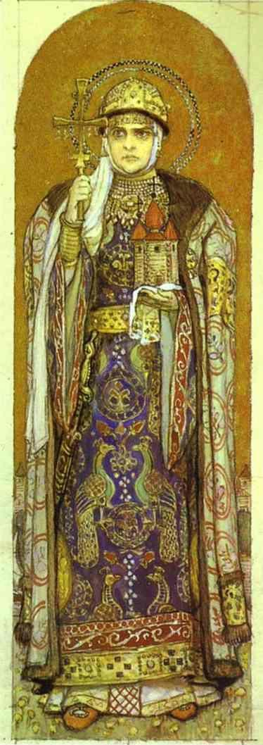 Victor Vasnetsov. Princess Olga.