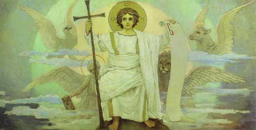 Victor Vasnetsov. Sketch for a fresco in the Cathedral of St. Vladimir in Kiev.