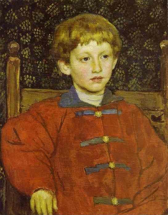 Victor Vasnetsov. Portrait of Vladimir Vasnetsov, the Artist's Son.