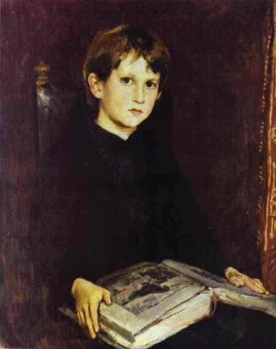 Victor Vasnetsov. Portrait of Michael Vasnetsov, the Artist's Son.