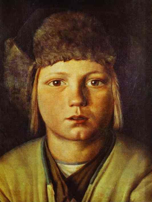 Grigoriy Soroka. Portrait of a Peasant Boy.