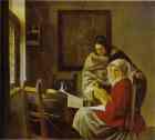 Jan Vermeer. Girl Interrupted at Her Music.