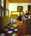 Jan Vermeer. The Music Lesson.