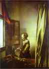 Jan Vermeer. Girl Reading a Letter at an Open Window.