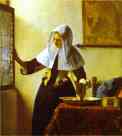 Jan Vermeer. Woman with a Water Jug.
