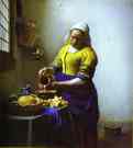 Jan Vermeer. The Milkmaid.