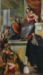 Paolo Veronese. Holy Family with Saint John the Baptist, Saint Abthony Abbot, and Saint Catherine.