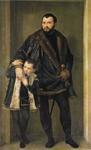 Paolo Veronese. Portrait of Iseppo da Porto and His Son Adriano.